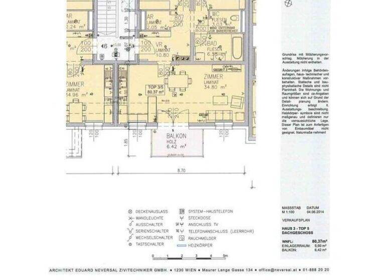 Wohnung zur Miete 685 € 3 Zimmer 80,6 m² Hofamt Priel 3681