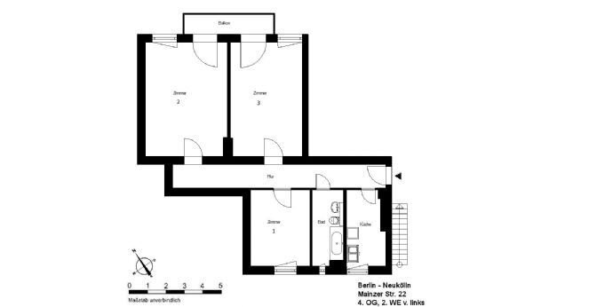 WG-Zimmer zur Miete 830 € 22 m²<br/>Wohnfläche 4.<br/>Geschoss Mainzer Straße 22 Neukölln Berlin 12053