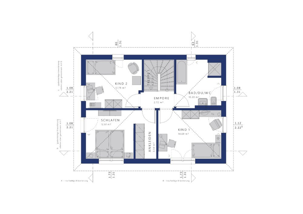 Einfamilienhaus zum Kauf 395.971 € 4,5 Zimmer 127 m²<br/>Wohnfläche Strausberg Strausberg 15344