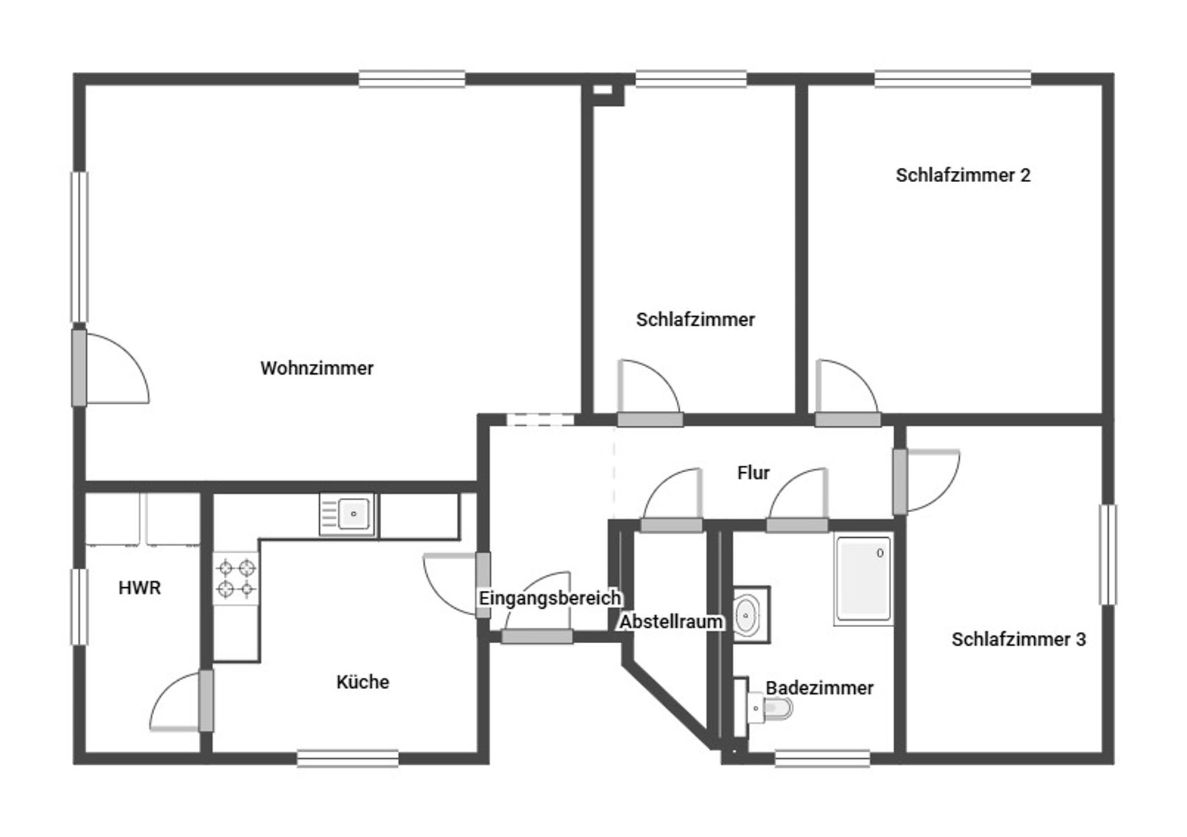 Mehrfamilienhaus zum Kauf als Kapitalanlage geeignet 349.000 € 7 Zimmer 160,3 m²<br/>Wohnfläche 674,1 m²<br/>Grundstück Neuenkirchen Neuenkirchen 27251