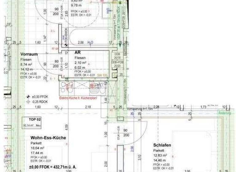 Wohnung zur Miete 670 € 2,5 Zimmer 51 m² frei ab sofort Feldkirchen an der Donau 4101