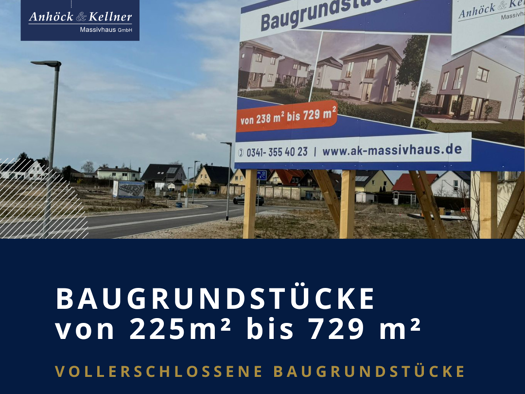 Grundstück zum Kauf - Neubau 105.500 € 422 m² Grundstück Delitzsch 04509
