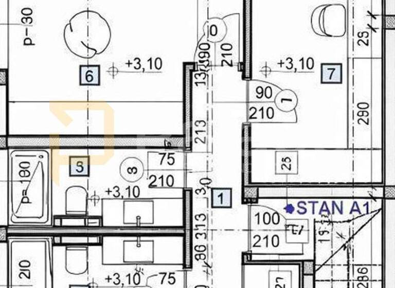 Wohnung zum Kauf 175.000 € 3 Zimmer 76 m² Donja Dubrava