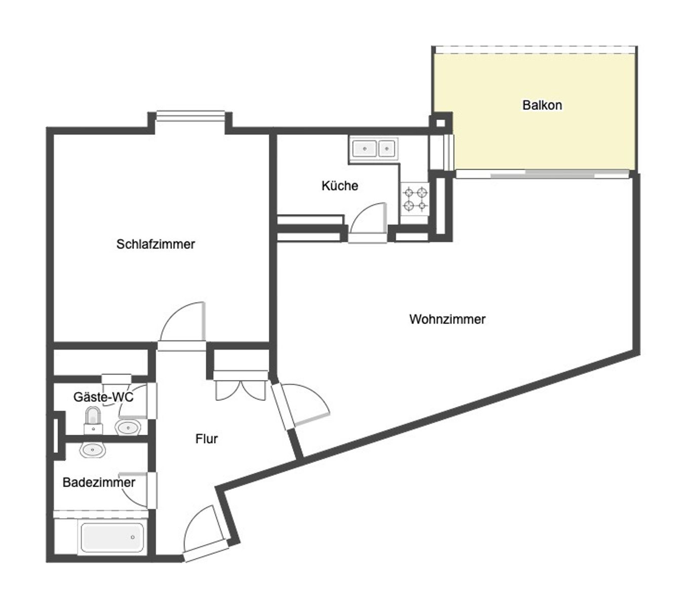 Immobilie zum Kauf als Kapitalanlage geeignet 549.000 € 2 Zimmer 66 m²<br/>Fläche Alte Heide - Hirschau München 80805