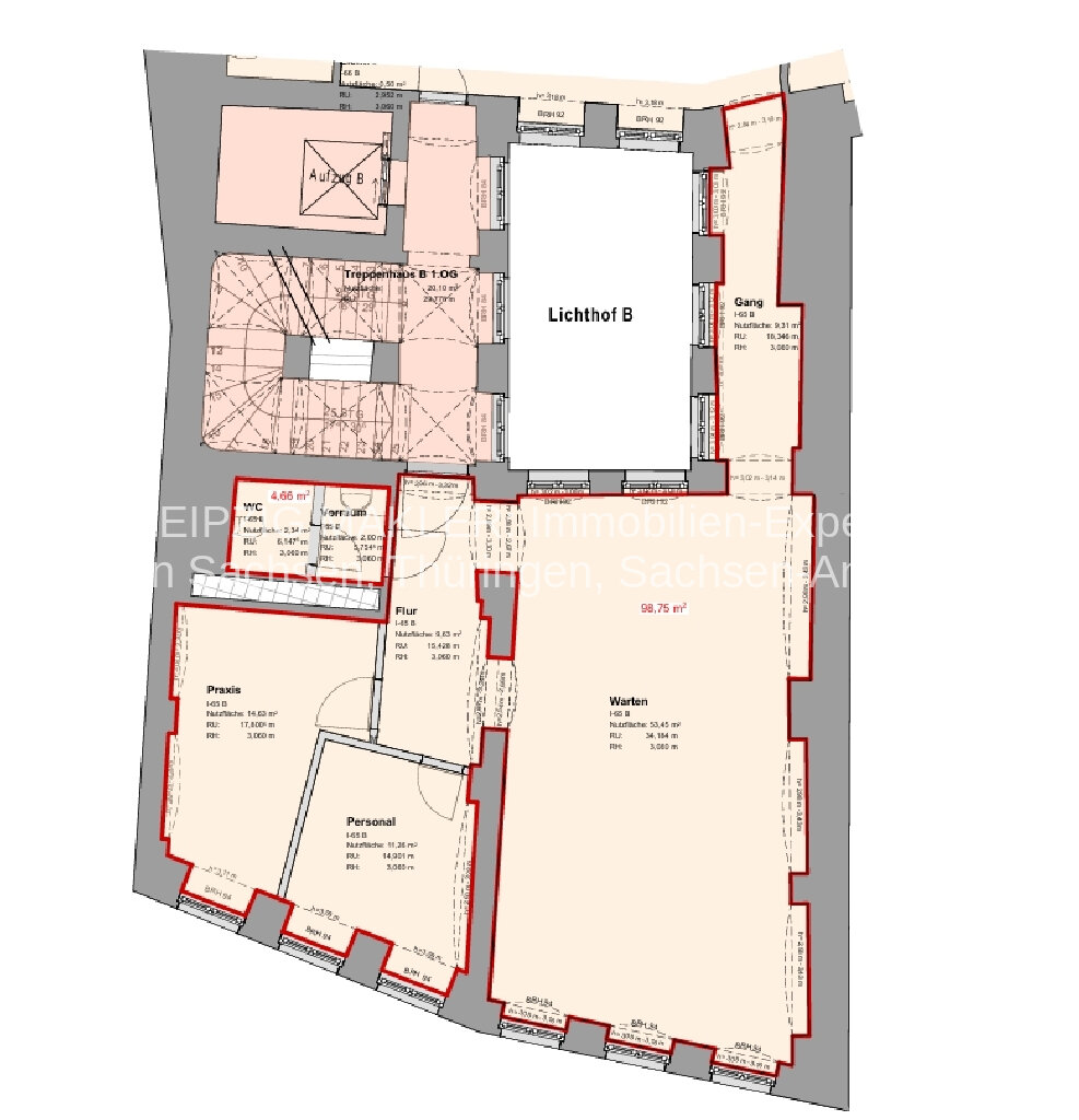 Bürofläche zur Miete 3.742 € 249,5 m²<br/>Bürofläche Hainstraße 1 Zentrum Leipzig 04109