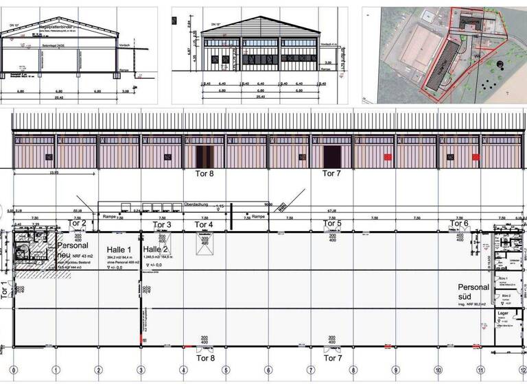 Lagerhalle zur Miete provisionsfrei 400 m² Lagerfläche Hofweier Hohberg 77749