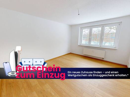 Wohnung zur Miete 289 € 3 Zimmer 57,9 m² 2. Geschoss frei ab 16.09.2026 Nordstraße 10 Lutherstadt Wittenberg Wittenberg 06886