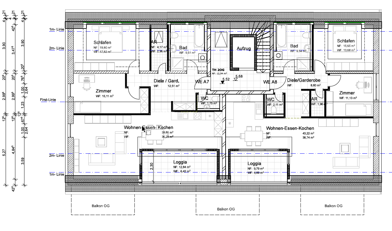 Wohnung zum Kauf provisionsfrei als Kapitalanlage geeignet 542.000 € 3 Zimmer 102 m²<br/>Wohnfläche Altenfurter Str. 17 Altenfurt - Moorenbrunn Nürnberg 90475