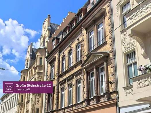 Wohnung zur Miete 490 € 2 Zimmer 70 m² 1. Geschoss Große Steinstraße 22 Altstadt Halle 06108