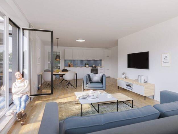 Wohnung zum Kauf - Neubau 494.500 € 3 Zimmer 91 m² Stollhamm Butjadingen 26969