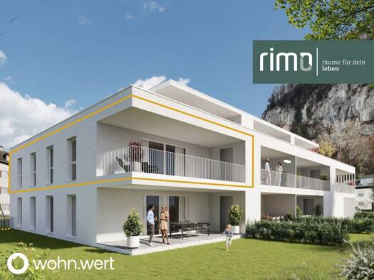 Terrassenwohnung zum Kauf - Erstbezug 650.000 € 5 Zimmer 93,3 m² 1. Geschoss Kalkofenweg 24 B+C Götzis 6840