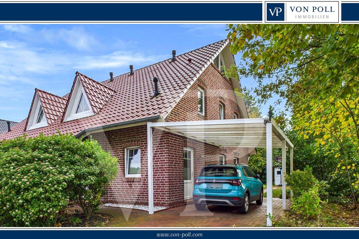 Sehr gepflegte Energieeffiziente DHH mit PV und Carport in begehrter Lage von Aurich