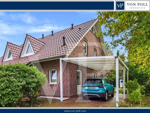 Doppelhaushälfte zum Kauf 328.000 € 4 Zimmer 106 m² 424 m² Grundstück Wallinghausen Aurich 26605