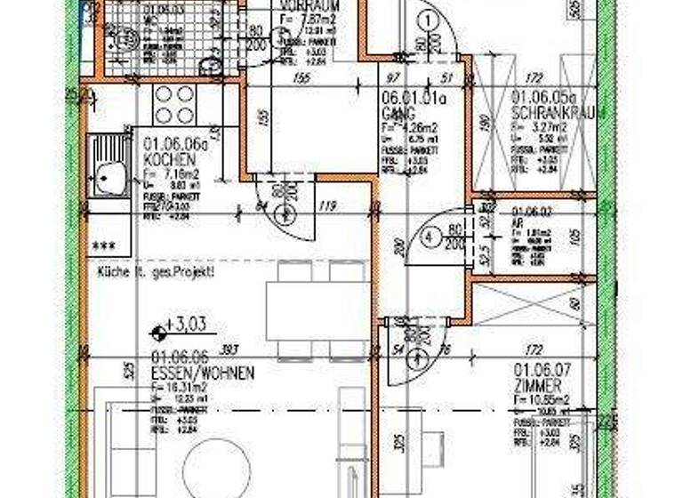 Wohnung zur Miete 702 € 3 Zimmer 1. Geschoss Mitterstraße Puntigam Graz 8055