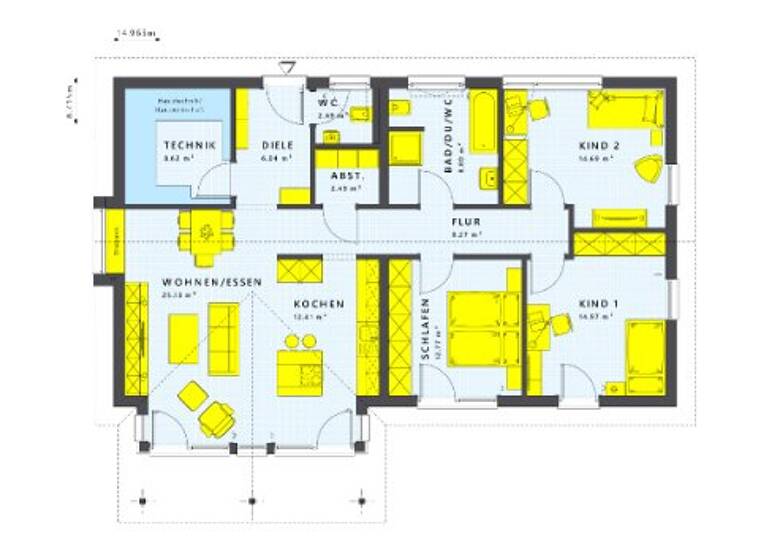 Bungalow zum Kauf provisionsfrei 598.000 € 4 Zimmer 120 m² 400 m² Grundstück Edigheim Ludwigshafen am Rhein 67069