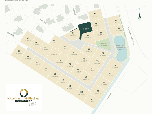 Grundstück zum Kauf provisionsfrei 170.277 € 633 m² Grundstück Hagenring 11 Jembke 38477