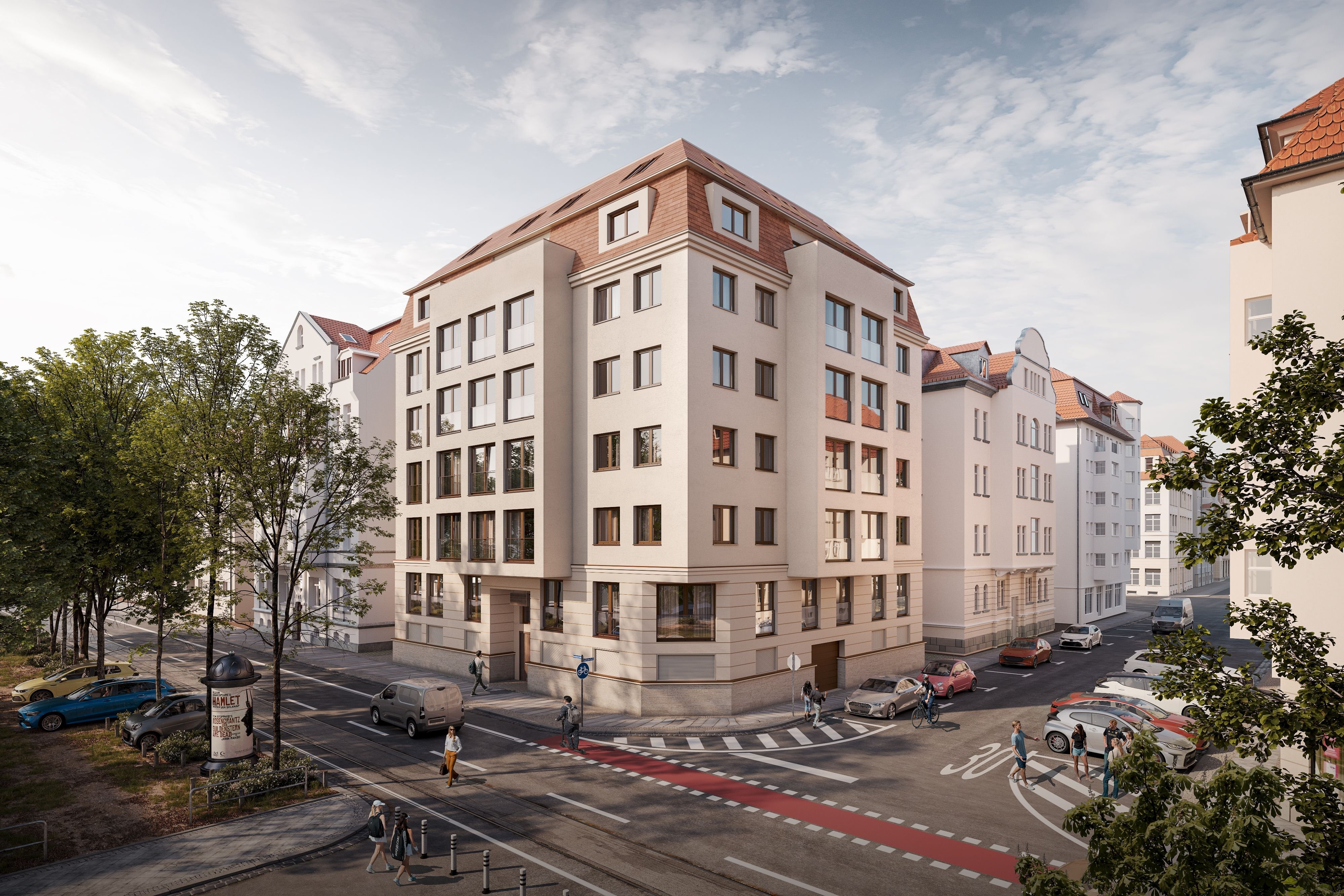 Wohnung zum Kauf provisionsfrei 457.000 € 3 Zimmer 90,1 m²<br/>Wohnfläche 4.<br/>Geschoss Südvorstadt Leipzig 04275