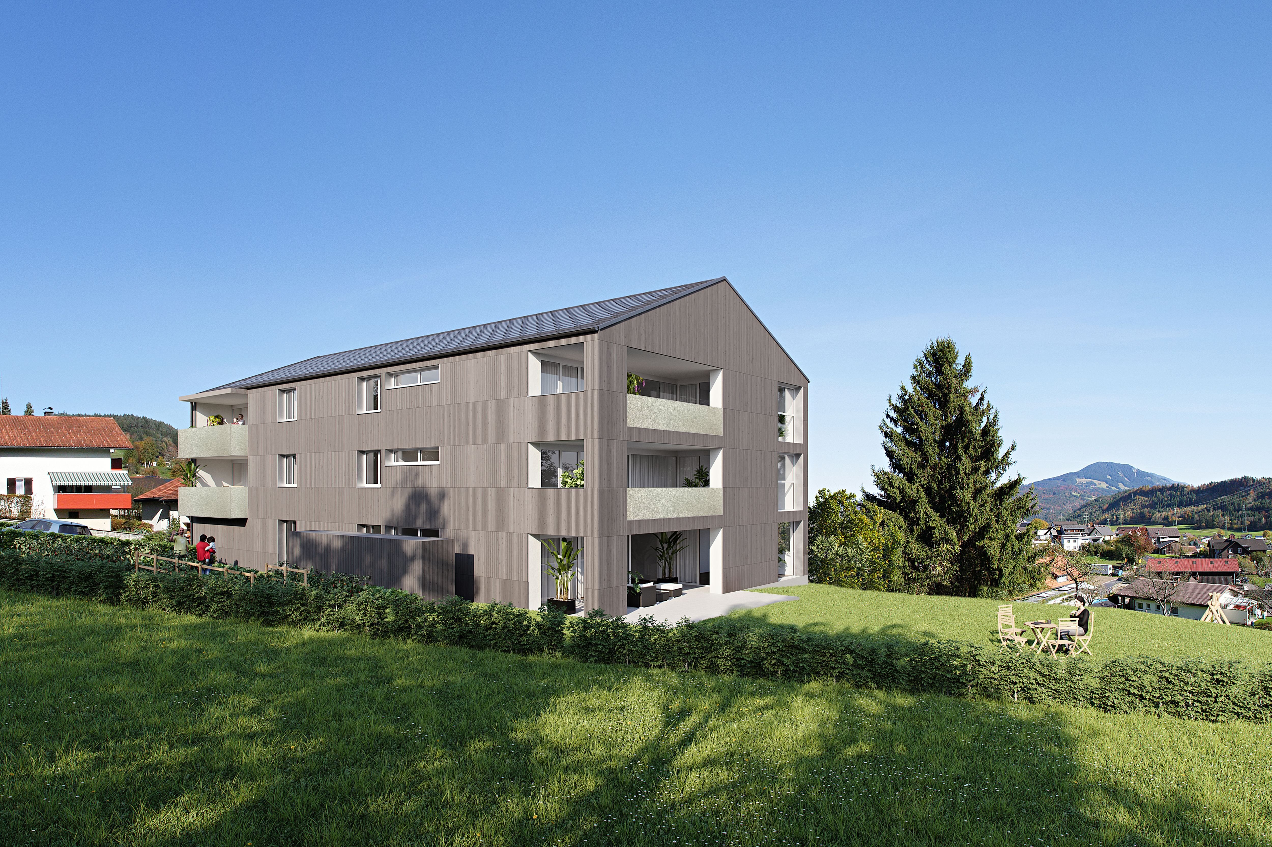 Terrassenwohnung zum Kauf provisionsfrei als Kapitalanlage geeignet 723.000 € 5 Zimmer 93 m²<br/>Wohnfläche Badrus 3 Göfis 6811