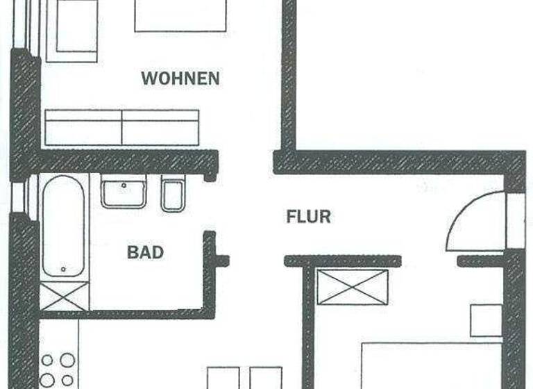 Wohnung zum Kauf als Kapitalanlage geeignet 49.000 € 2 Zimmer 46,5 m² Reusaerstr. 21 Reusa Plauen 08529