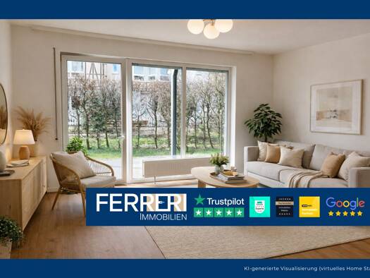 Wohnung zur Miete 610 € 2 Zimmer 52,6 m² EG Bischofsheim 65474