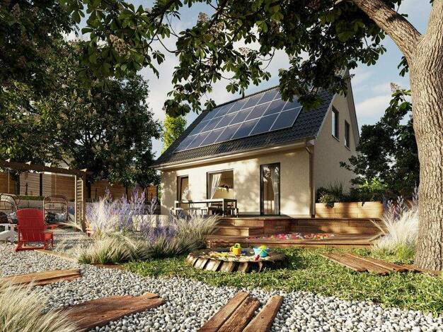 Einfamilienhaus zum Kauf - Erstbezug 384.695 € 4 Zimmer 107 m² 737 m² Grundstück Frohe Zukunft Halle 06118