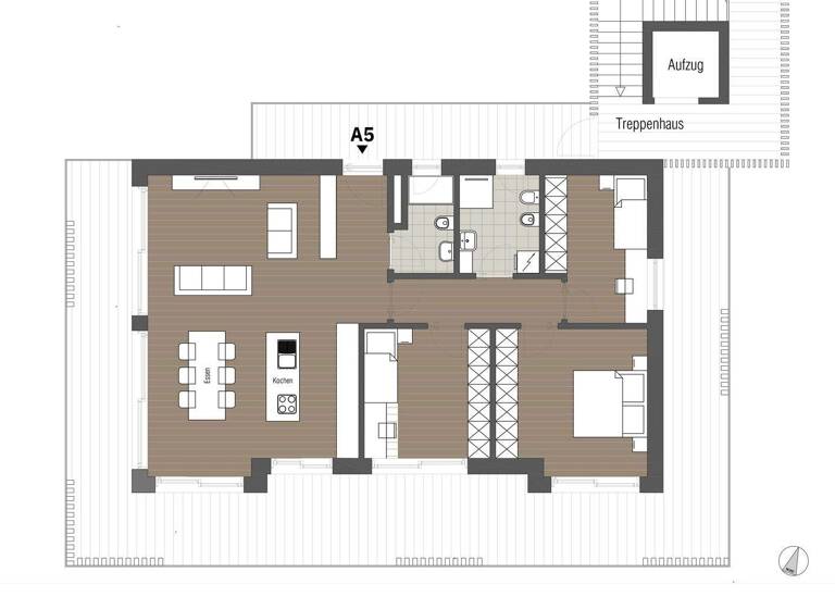 Penthouse zum Kauf 4 Zimmer 100 m² 2. Geschoss Brixen 39042