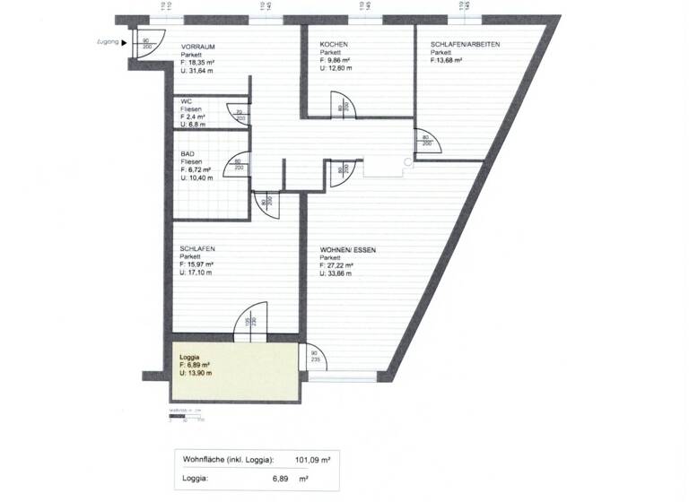 Wohnung zum Kauf 255.000 € 3 Zimmer 96 m² Feldkirchen in Kärnten 9560
