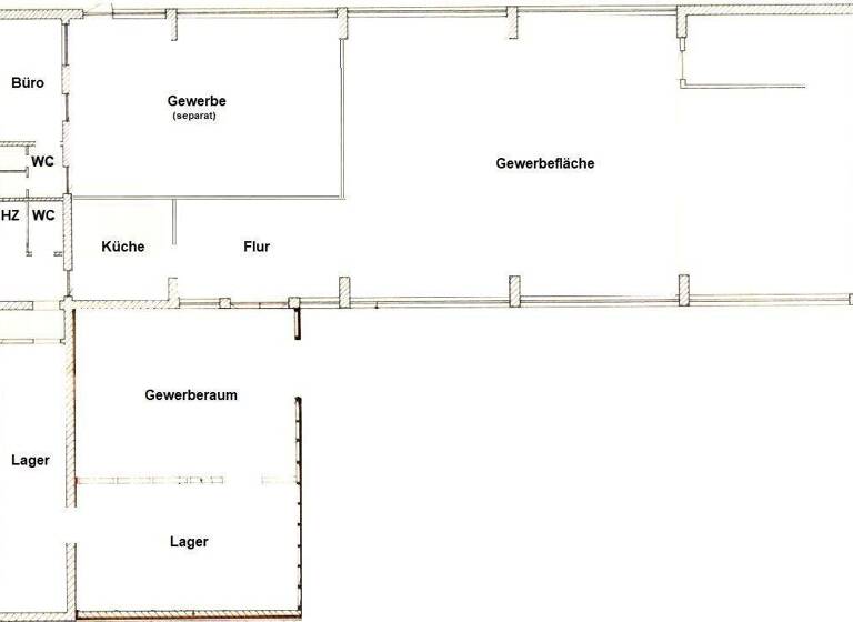 Verkaufsfläche zum Kauf 1.995 € 14 Zimmer 425 m² Verkaufsfläche St. Gertrud Lübeck 23566