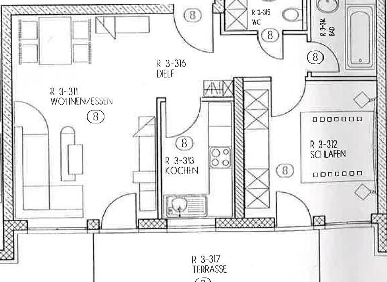 Wohnung zum Kauf 229.000 € 2 Zimmer 53 m²<br/>Wohnfläche 2.<br/>Geschoss ab sofort<br/>Verfügbarkeit Oberkochen 73447