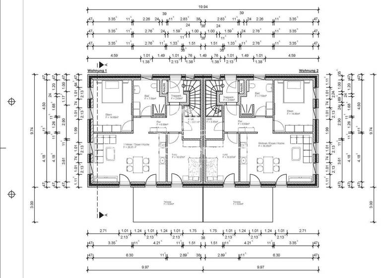 Wohnung zum Kauf - Erstbezug 235.000 € 3 Zimmer 78,5 m² Hinte 26759
