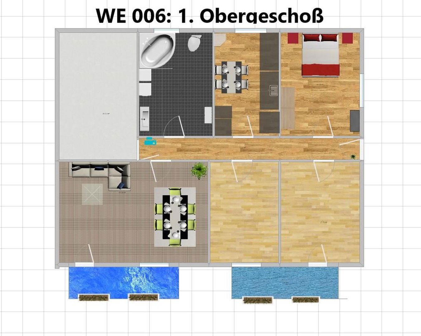 Wohnung zur Miete 940 € 4 Zimmer 120 m²<br/>Wohnfläche 1.<br/>Geschoss 01.02.2025<br/>Verfügbarkeit Leonrod Dietenhofen 90599