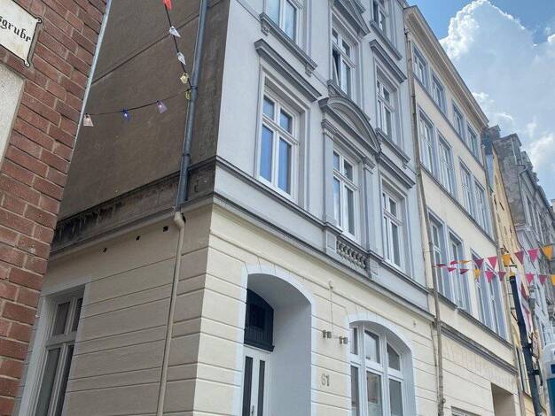 Wohnung zur Miete 813 € 2 Zimmer 54,2 m² 2. Geschoss frei ab sofort Marlesgrube 61 Innenstadt Lübeck 23552