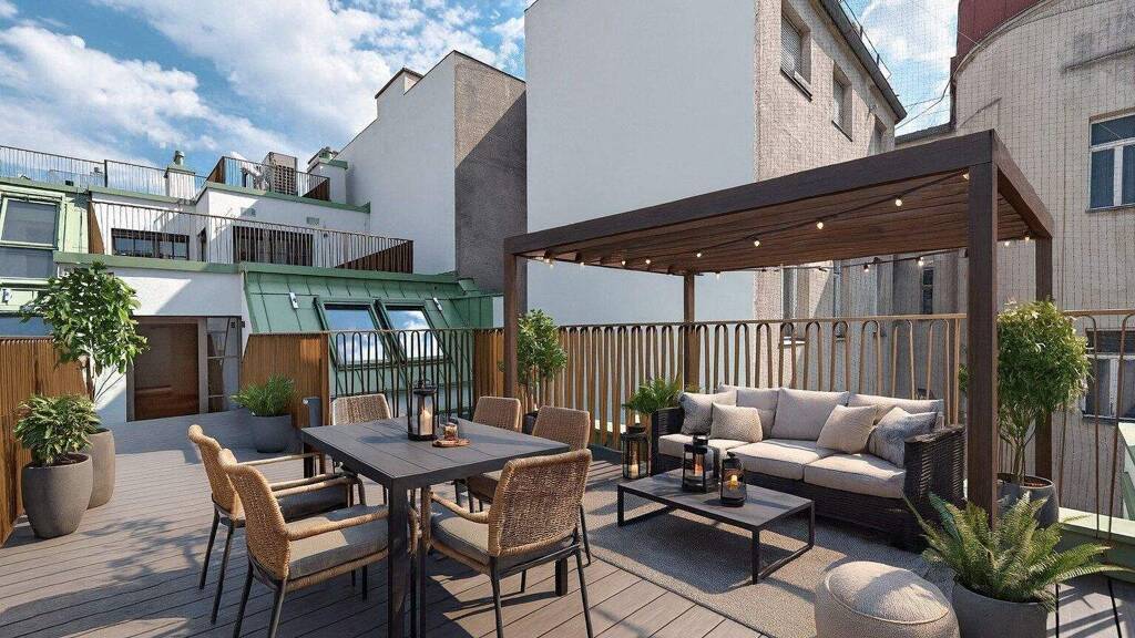 Wohnung zum Kauf - Erstbezug 995.000 € 2 Zimmer 76,6 m² 6. Geschoss Kettenbrückengasse 22 Wien 1040