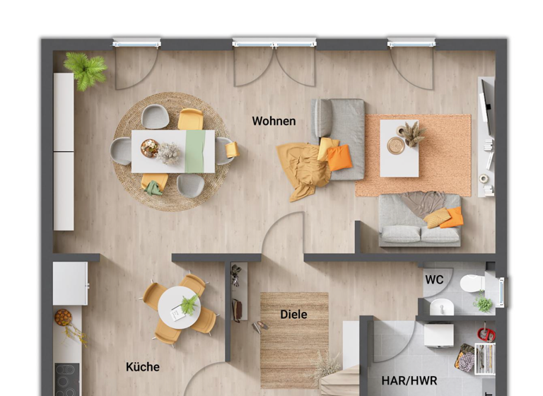 Einfamilienhaus zum Kauf - Erstbezug provisionsfrei 294.900 € 5 Zimmer 135,7 m² 430 m² Grundstück frei ab 01.01.2027 Ährenweg Wolfsbach Bayreuth 95448