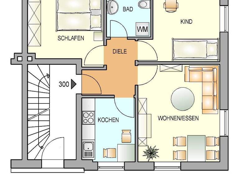 Wohnung zur Miete nur mit Wohnberechtigungsschein 339 € 3 Zimmer 55,6 m² EG frei ab sofort Neuenhof 50 Süd Remscheid 42859