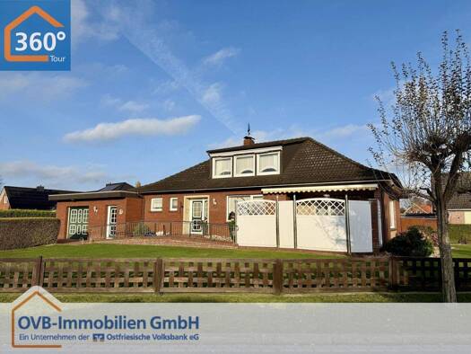 Bungalow zum Kauf 269.000 € 6 Zimmer 161,4 m² 900 m² Grundstück Warsingsfehn Moormerland 26802