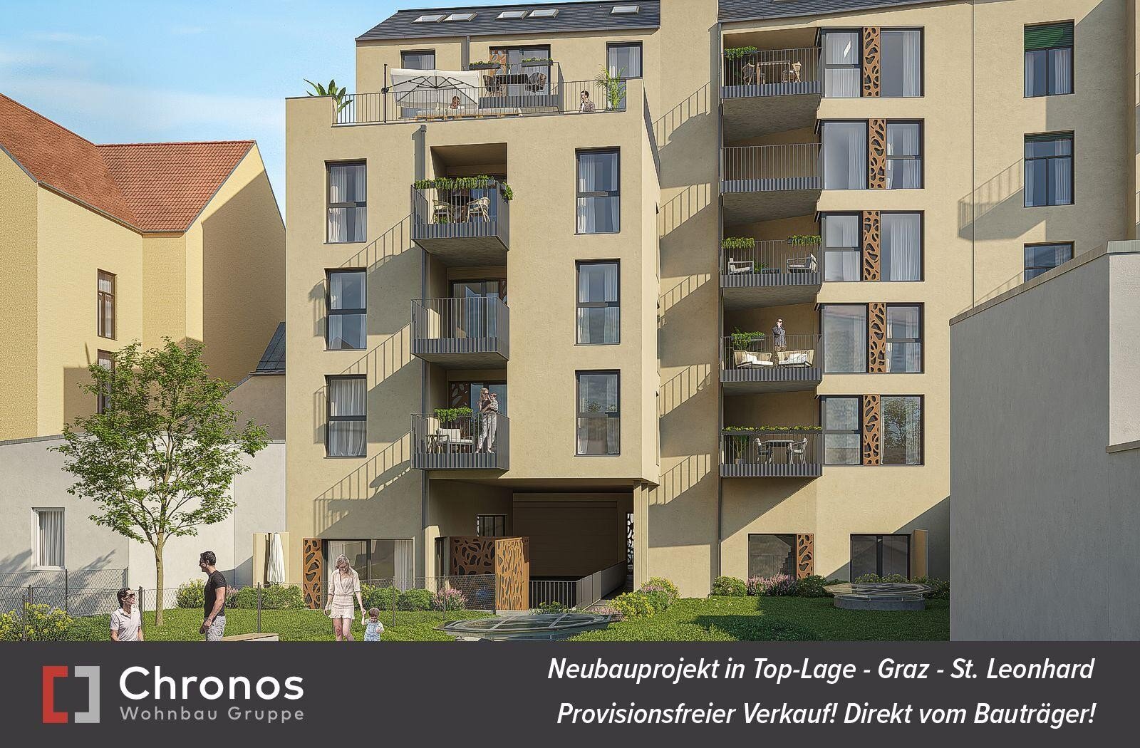 Wohnung zum Kauf 642.400 € 4 Zimmer 96 m²<br/>Wohnfläche 2.<br/>Geschoss Sankt Leonhard Graz 8010