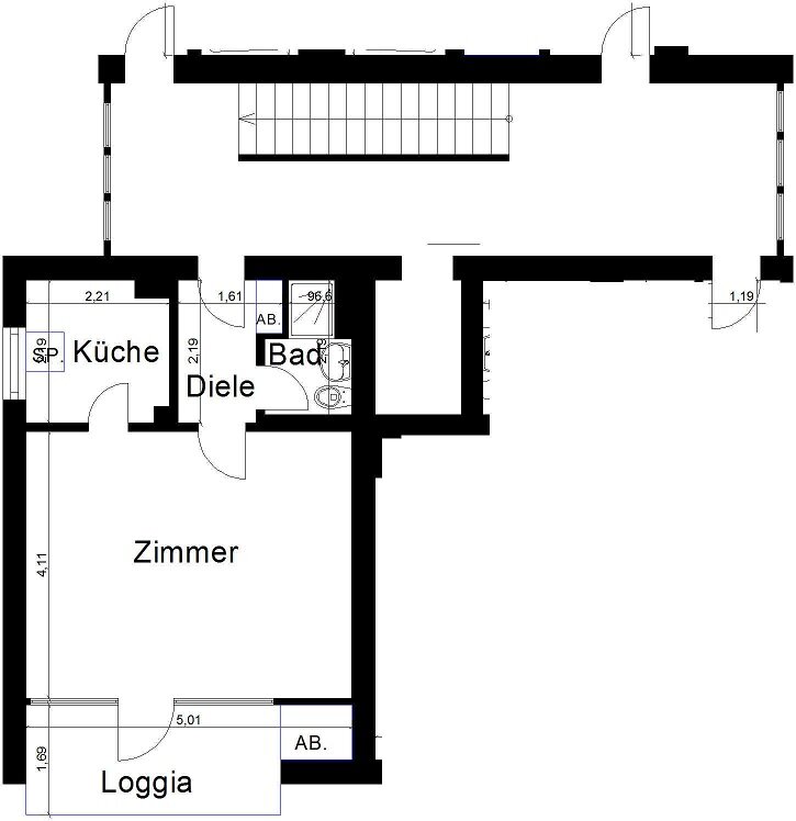 Wohnung zur Miete 319 € 1 Zimmer 33,8 m²<br/>Wohnfläche 1.<br/>Geschoss 01.03.2025<br/>Verfügbarkeit Berliner Höhe 29 Hamm - Beberich Viersen 41748