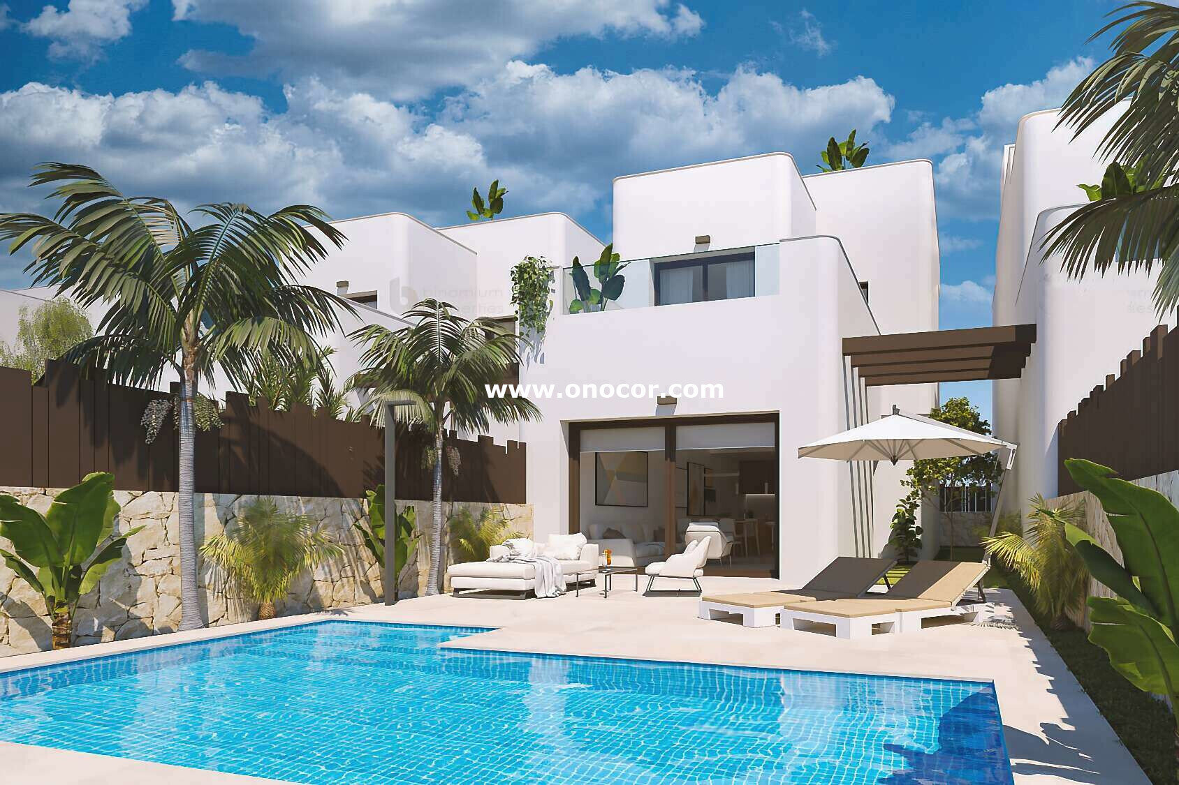 Villa zum Kauf provisionsfrei 488.000 € 4 Zimmer 131 m²<br/>Wohnfläche 150 m²<br/>Grundstück Federico Garcia Lorca Pilar de la Horadada 03191