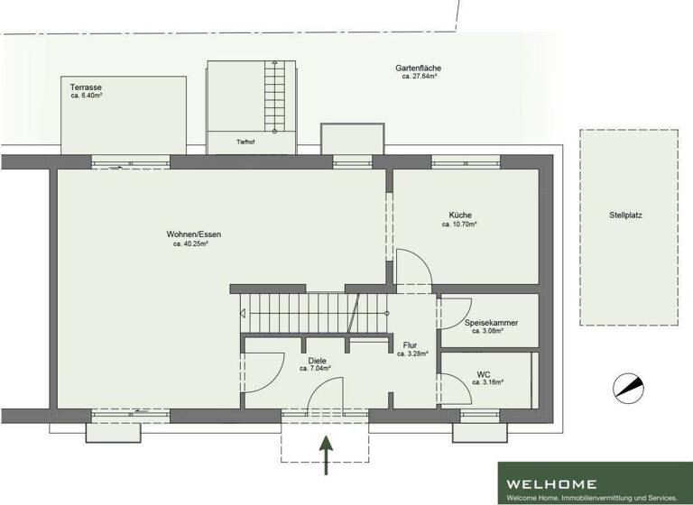 Doppelhaushälfte zum Kauf - Erstbezug provisionsfrei 1.945.000 € 6 Zimmer 231 m² 101 m² Grundstück Ostend Frankfurt am Main 60314