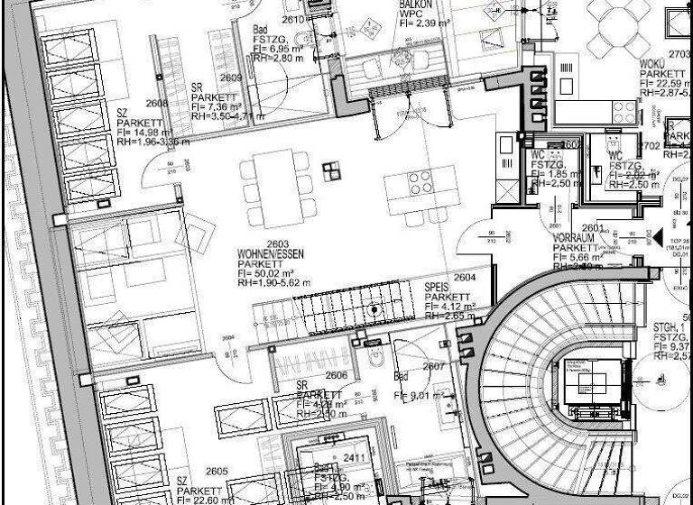 Maisonette zur Miete 3.700 € 3 Zimmer 181 m² Wien 1010