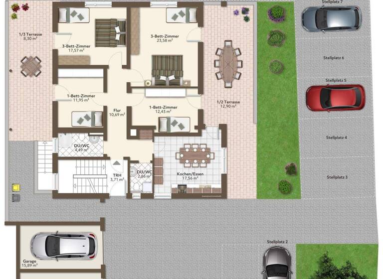 Mehrfamilienhaus zum Kauf 749.000 € 11 Zimmer 322,1 m² 886 m² Grundstück frei ab sofort Kastl 84556