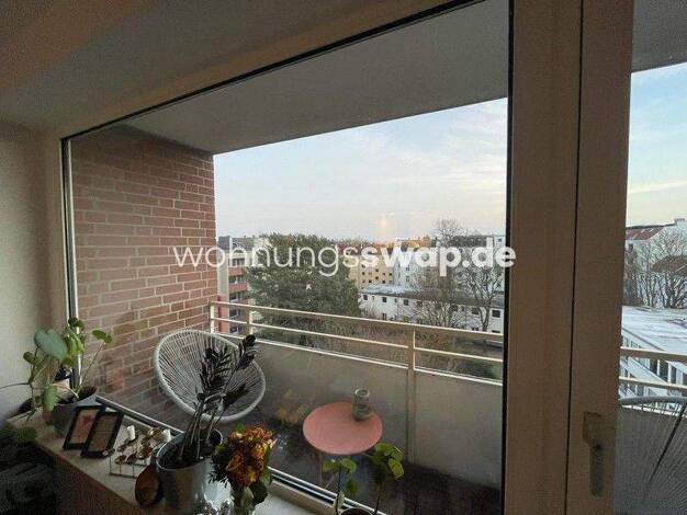 Studio zur Miete Tauschwohnung 835 € 2 Zimmer 48 m² 5. Geschoss Hoheluft-West Hamburg 22529