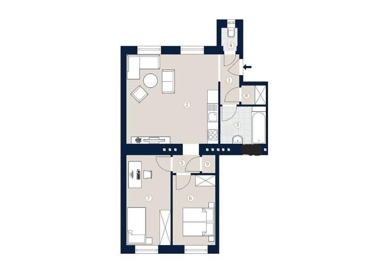 Wohnung zum Kauf 379.000 € 3 Zimmer 58,1 m² Wien,Hietzing 1130