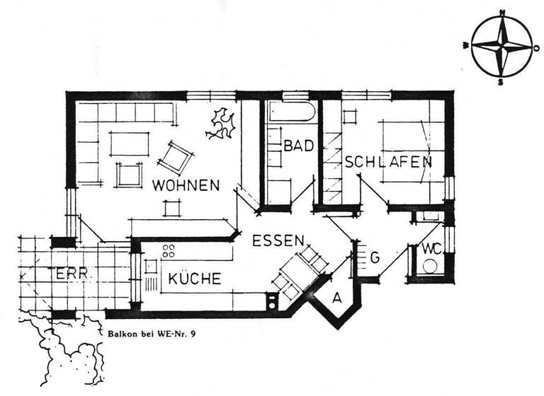 Wohnung zum Kauf 214.000 € 2 Zimmer 66,5 m² Burgunder Weg 3 Besigheim 74354