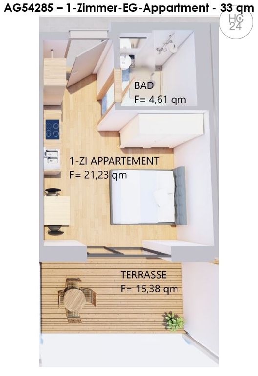 Wohnung zur Miete Wohnen auf Zeit 690 € 1 Zimmer 33 m²<br/>Wohnfläche 14.10.2024<br/>Verfügbarkeit Kaufbeuren Kaufbeuren 87600