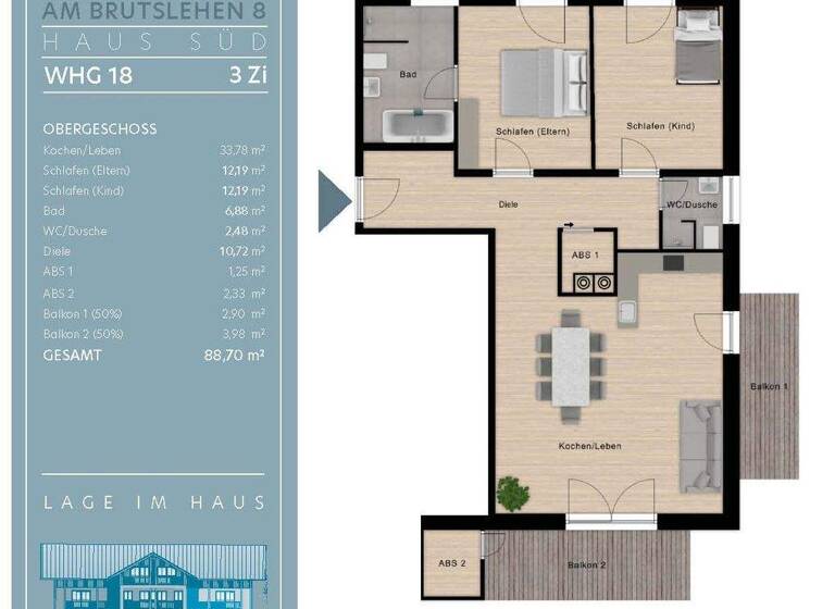 Wohnung zum Kauf 815.000 € 3 Zimmer 88,7 m² frei ab 01.06.2026 Königssee Schönau am Königssee 83471