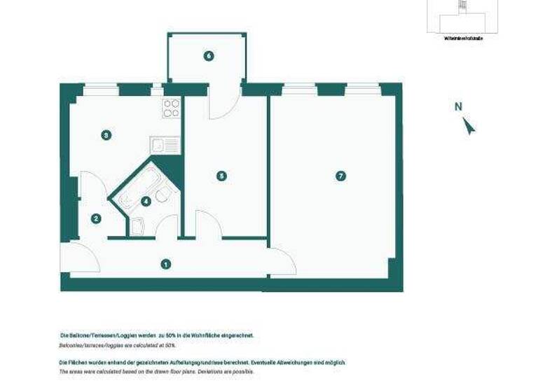Wohnung zum Kauf provisionsfrei 274.465 € 2 Zimmer 64,6 m² 3. Geschoss Wilhelminenhofstraße 35 Oberschöneweide Berlin 12459