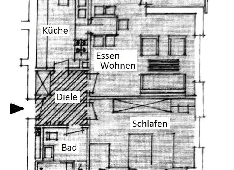 Wohnung zur Miete 660 € 2 Zimmer 55 m² 3. Geschoss Eibach Nürnberg 90451