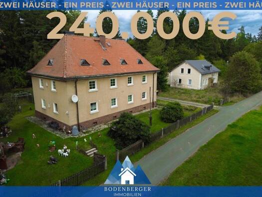 Mehrfamilienhaus zum Kauf als Kapitalanlage geeignet 240.000 € 357 m² 5.993 m² Grundstück Faßmannsreuth Rehau 95111